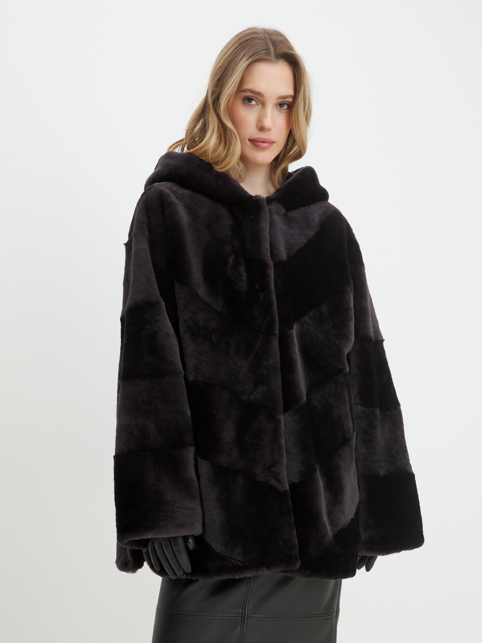 Женская шуба MAISON DAVID 4535786, темно-фиолетовый