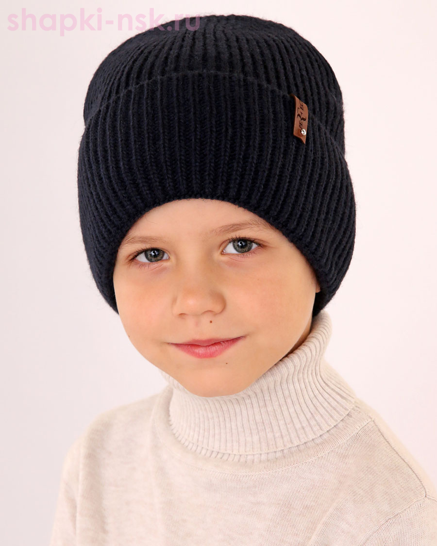 19-57-L Колпак для мальчика флис (54-56)