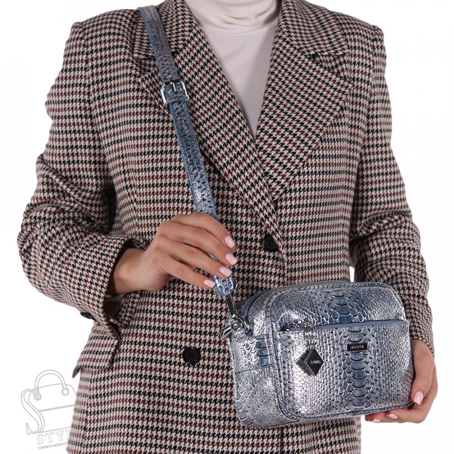 Сумка женская 270157 blue Velina Fabbiano-Safenta/50 в Новосибирске