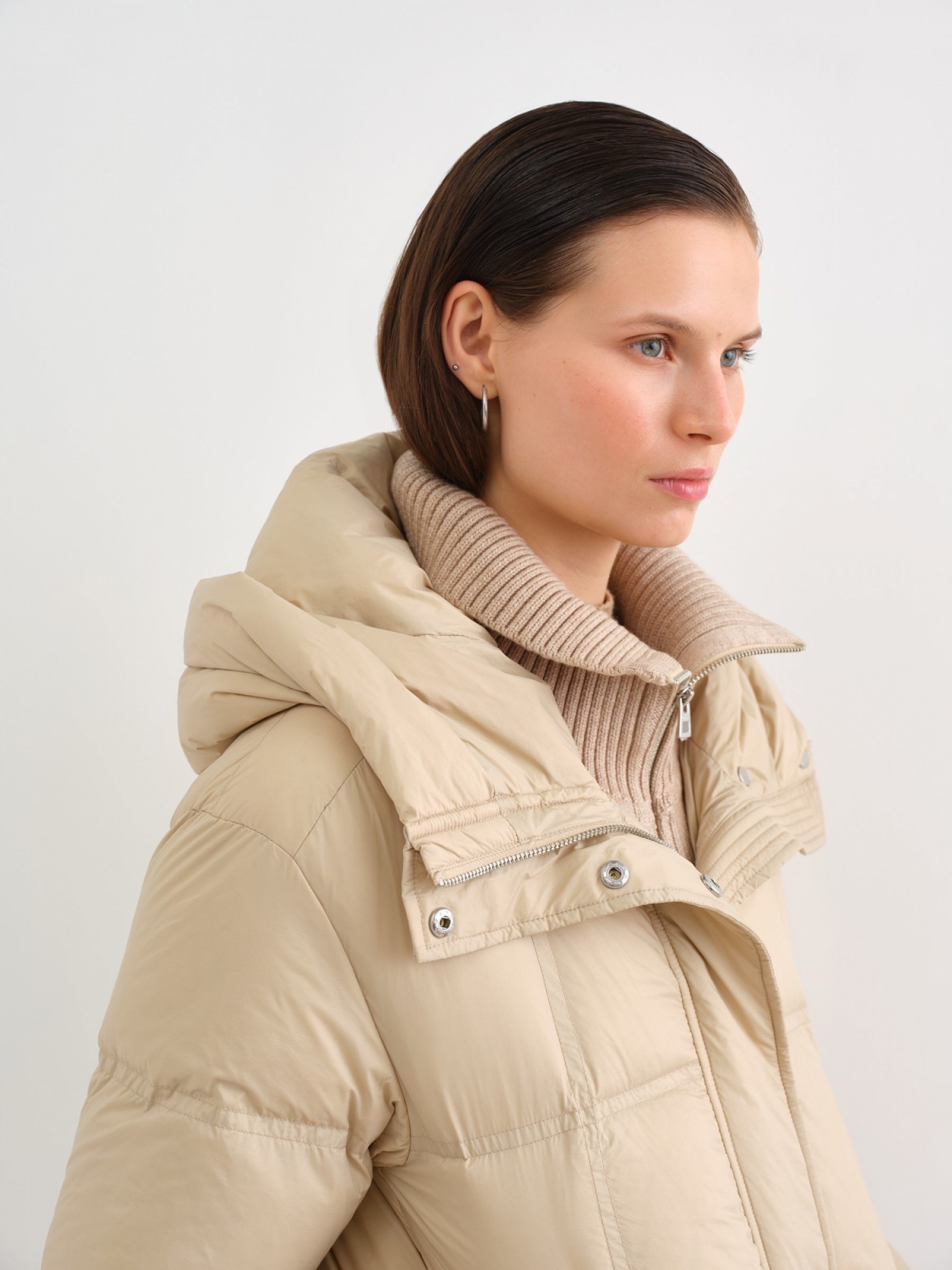 5400 р. 6670 р. Пуховая куртка//WDM 230562 - beige