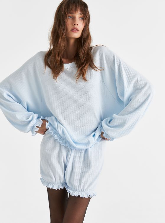 MY Панталоны с рюшами жен.рибана DS503