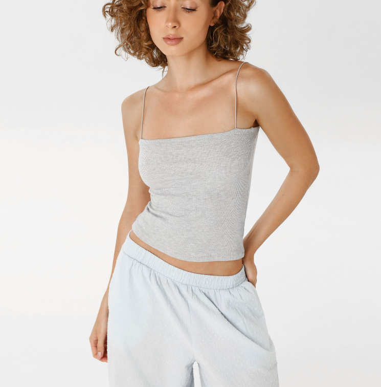 MY Майка женская на тонких бретелях МА111