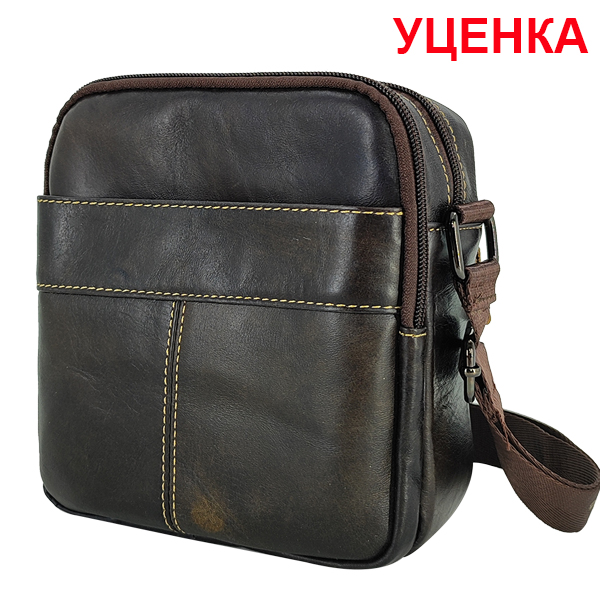 УЦЕНКА 3. Дефекты кожи. Сумка мужская Borgo Antico. Кожа. 335-5 brown