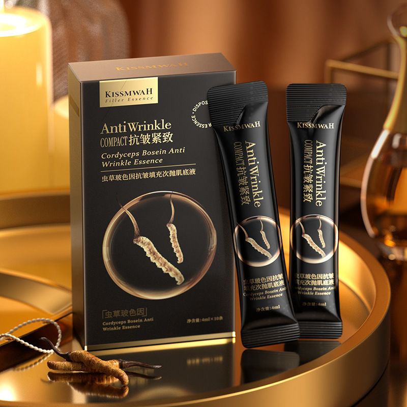 Эссенция для лица против морщин с кордицепсом и боеином KISSMWAH Cordices Bosein Anti-wrinkle essence, 4 мл