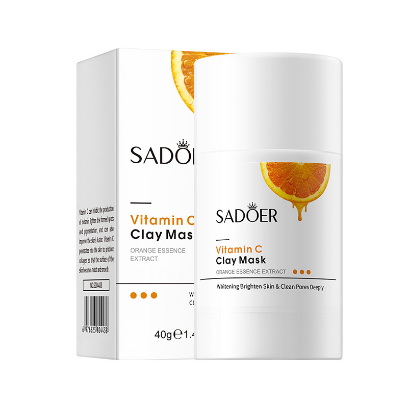 Грязевая маска-стик для очистки пор с витамином С SADOER Vitamin С Clay Mask, 40 гр
