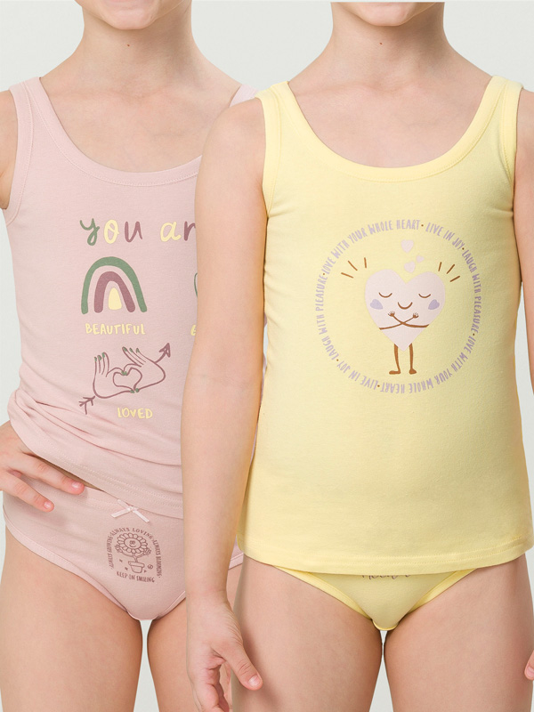 GUVD3300(2) майка для девочек (2 шт в кор.)