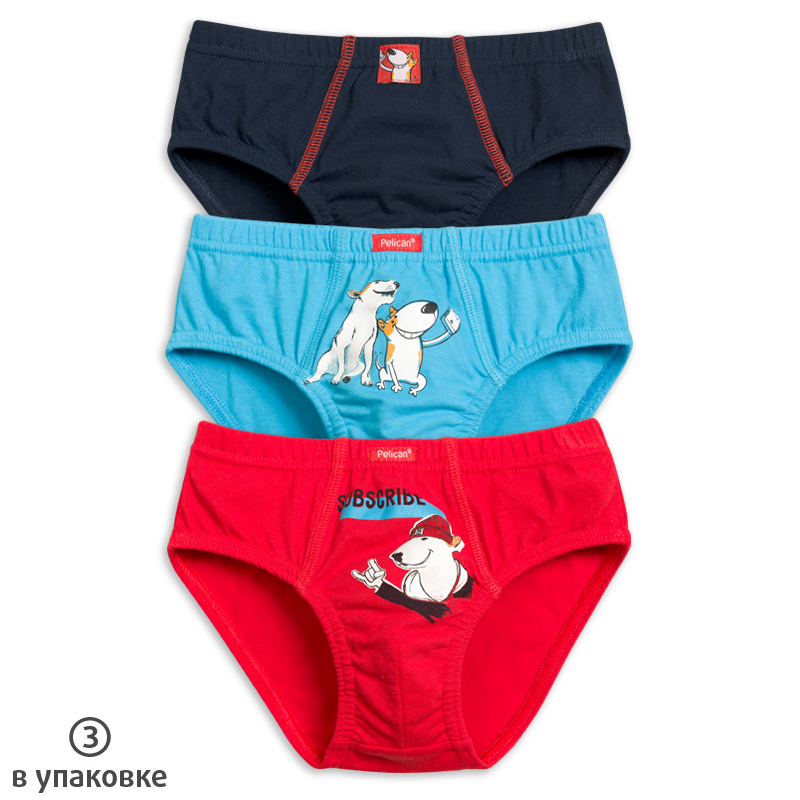 BULB3194(3) трусы для мальчиков (3 шт в кор.)