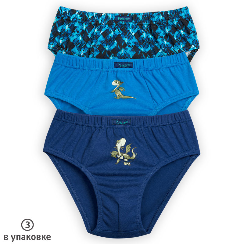 BULB3076(3) трусы для мальчиков (3 шт в кор.)