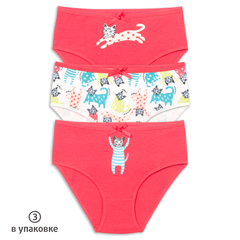 GULC3276/1(3) трусы для девочек (3 шт в кор.)