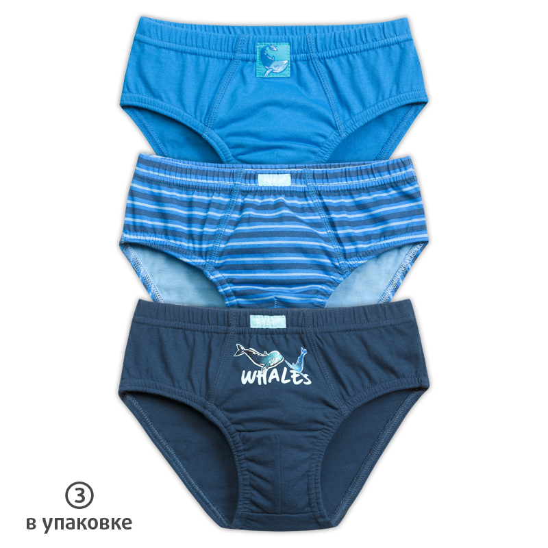 BULB3223(3) трусы для мальчиков (3 шт в кор.)