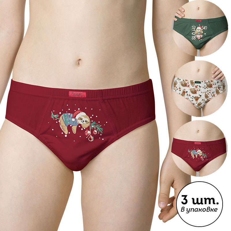 BULB4309(3) трусы для мальчиков (3 шт в кор.)