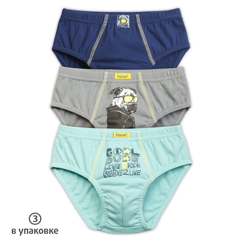BULB3222(3) трусы для мальчиков (3 шт в кор.)