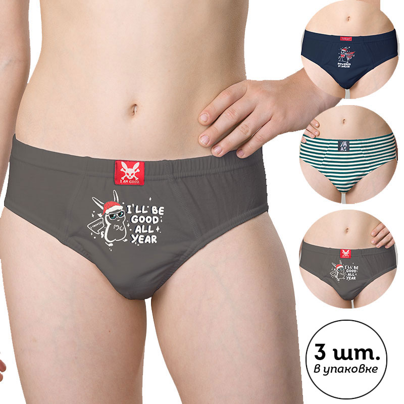 BULB4307(3) трусы для мальчиков (3 шт в кор.)