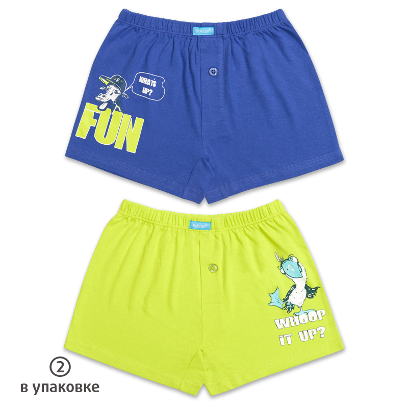 BUB3224(2) трусы для мальчиков (2 шт в кор.)