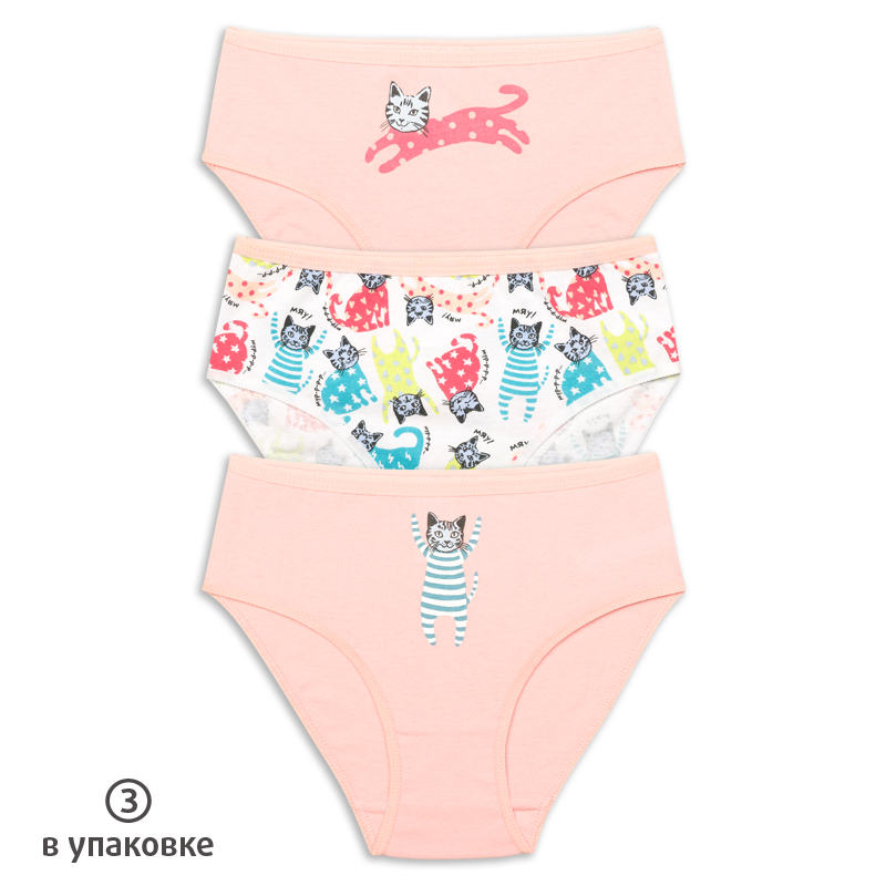 GULB3276(3) трусы для девочек (3 шт в кор.)