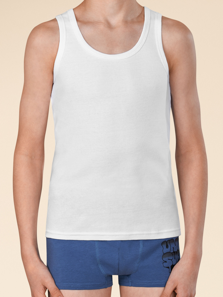 Ст.цена 275р. Майка для мальчиков Белый(2) BUVD3362/1