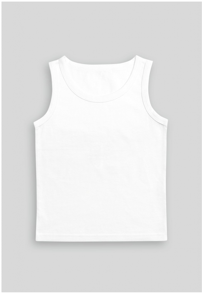 Ст.цена 287р. Майка для мальчиков Белый(2) BUVD3001