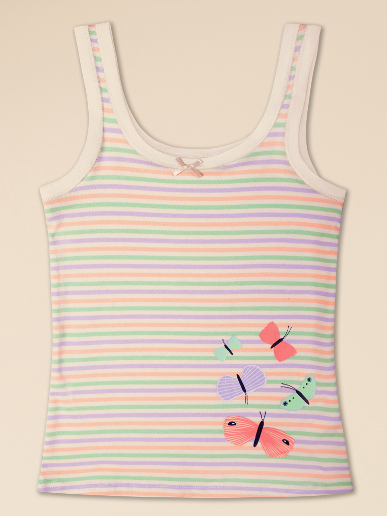 Ст.цена 274р. Майка для девочек Персиковый(33) GUVD3354