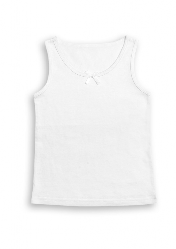 Ст.цена 287р. Майка для девочек Белый(2) GUVD3001/1