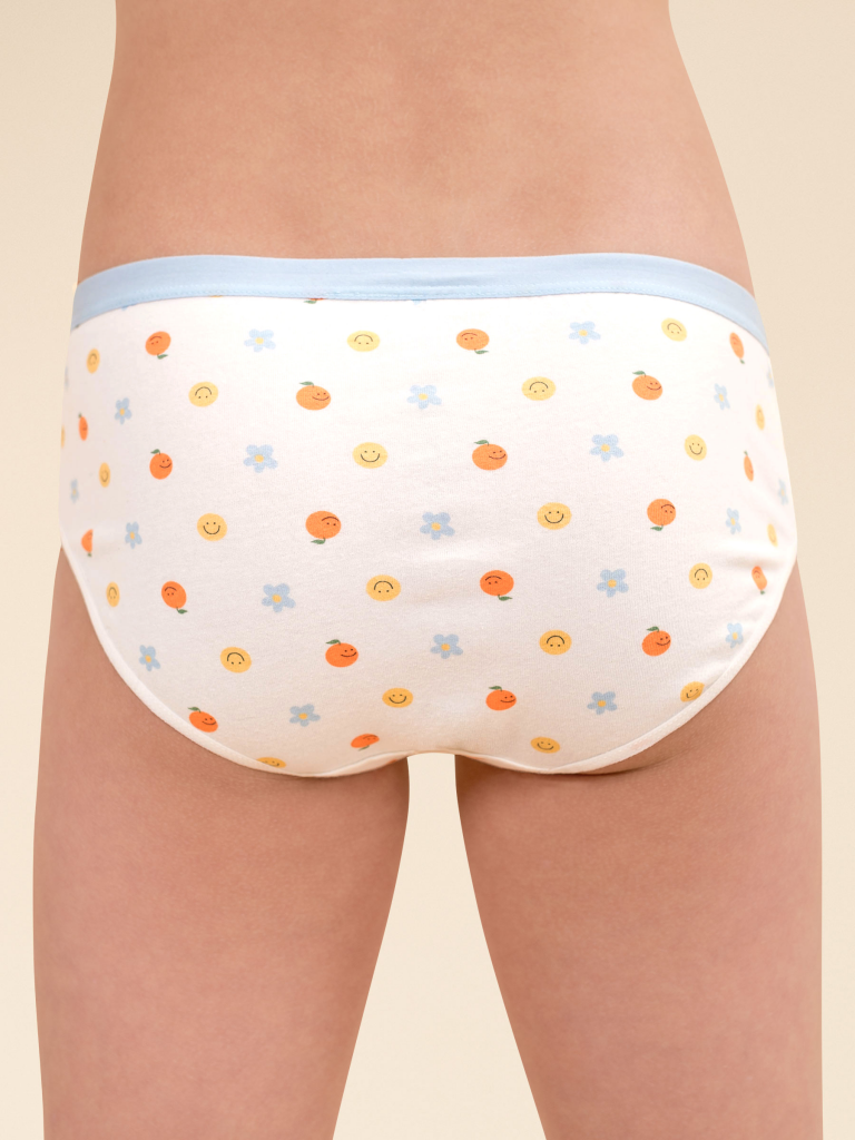 Ст.цена 341р. Трусы для девочек Молочный/ментол/молочный(28/27/28) GULB3352(3)