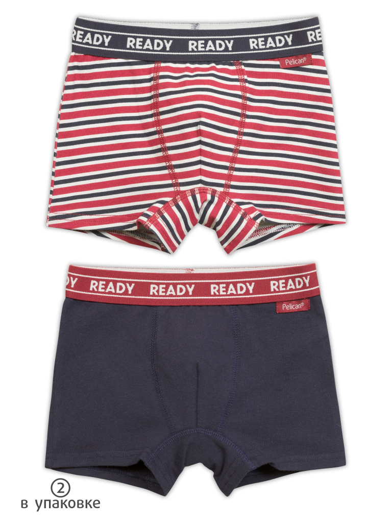 Ст.цена 466р. Трусы для мальчиков Бордовый/темно-синий(5/54) BUHB3238(2)