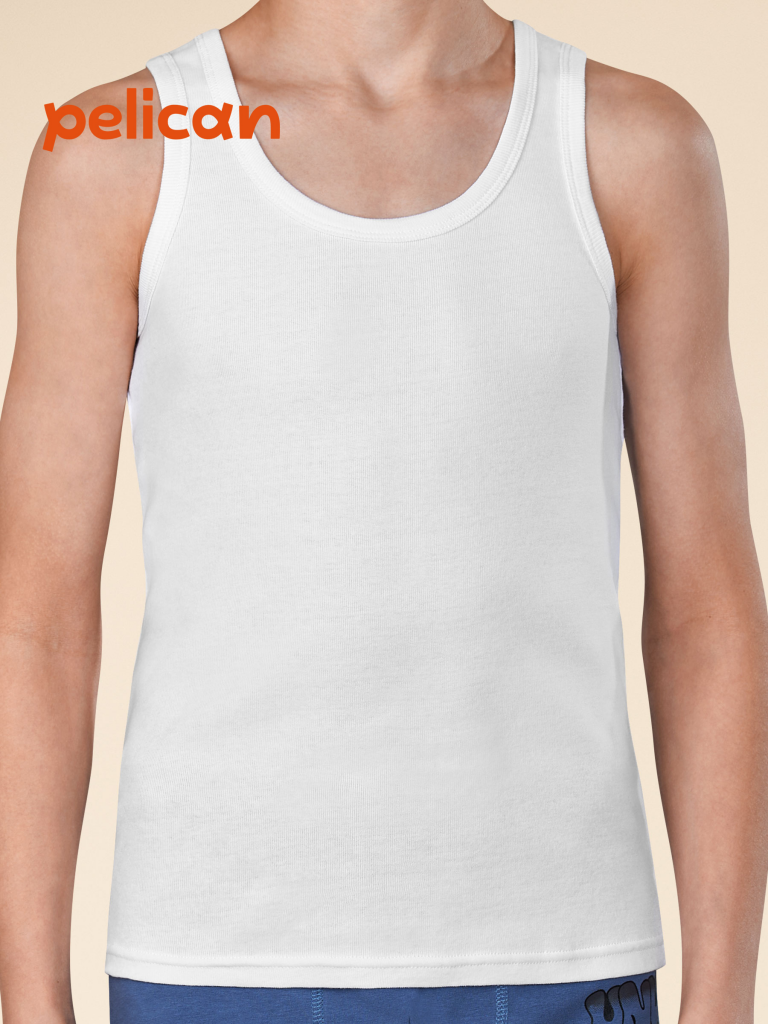 Ст.цена 275р. Майка для мальчиков Белый(2) BUVD3362/1