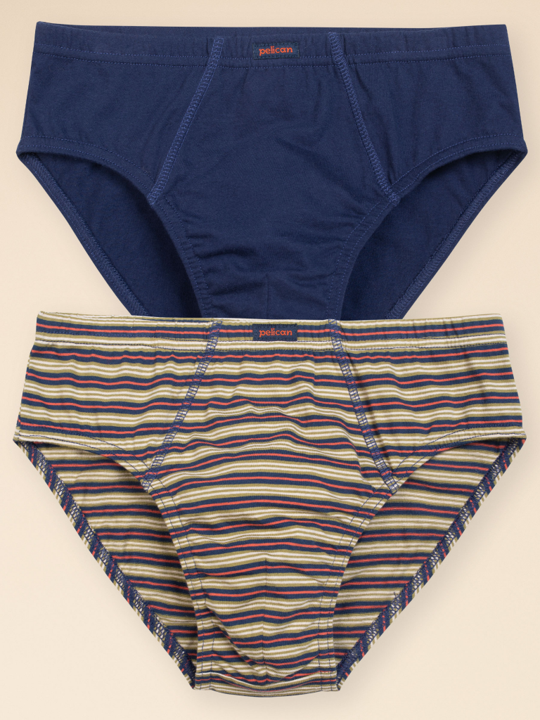 Ст.цена 268р. Трусы для мальчиков Темно-синий/оливковый(54/30) BULB3332(2)