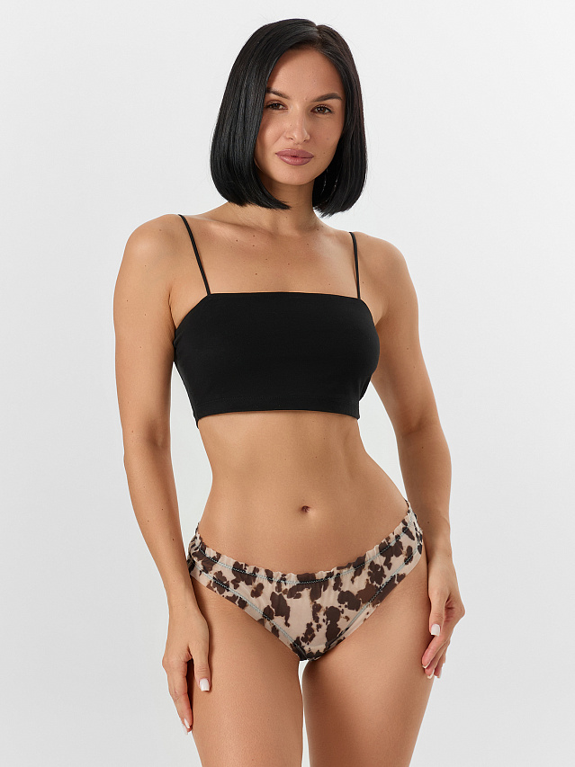 Трусы бразилиана женские с принтом