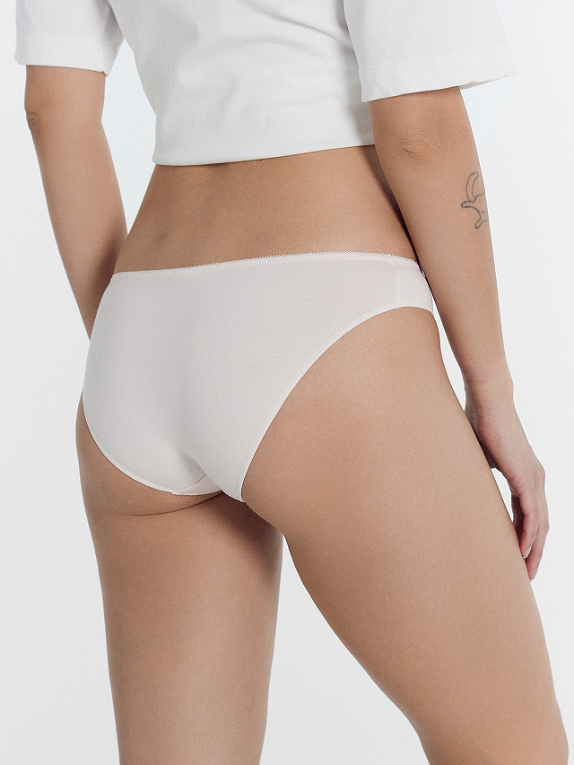 Трусы женские слипы цветочно-розовые