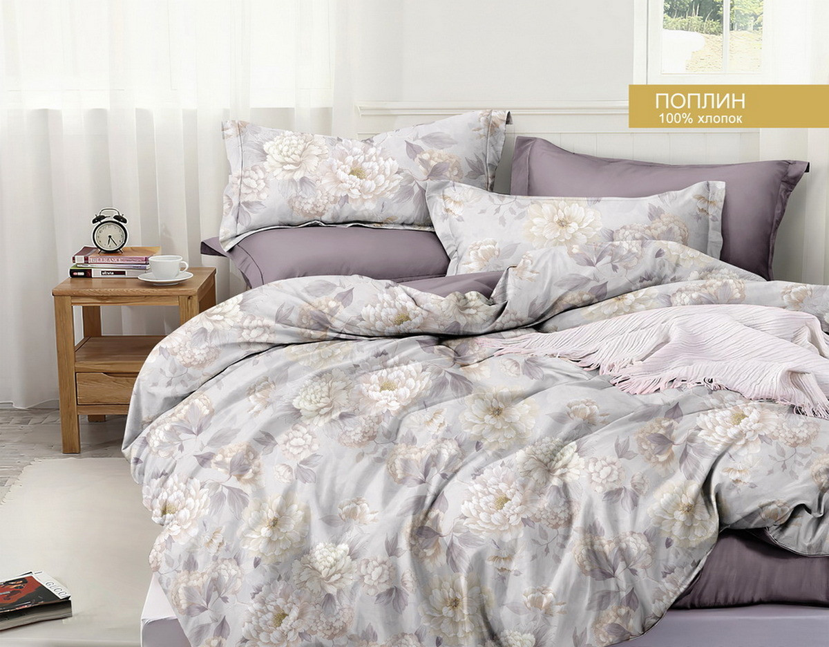 Постельное белье из поплина cтандарт ПВ29-1462-2