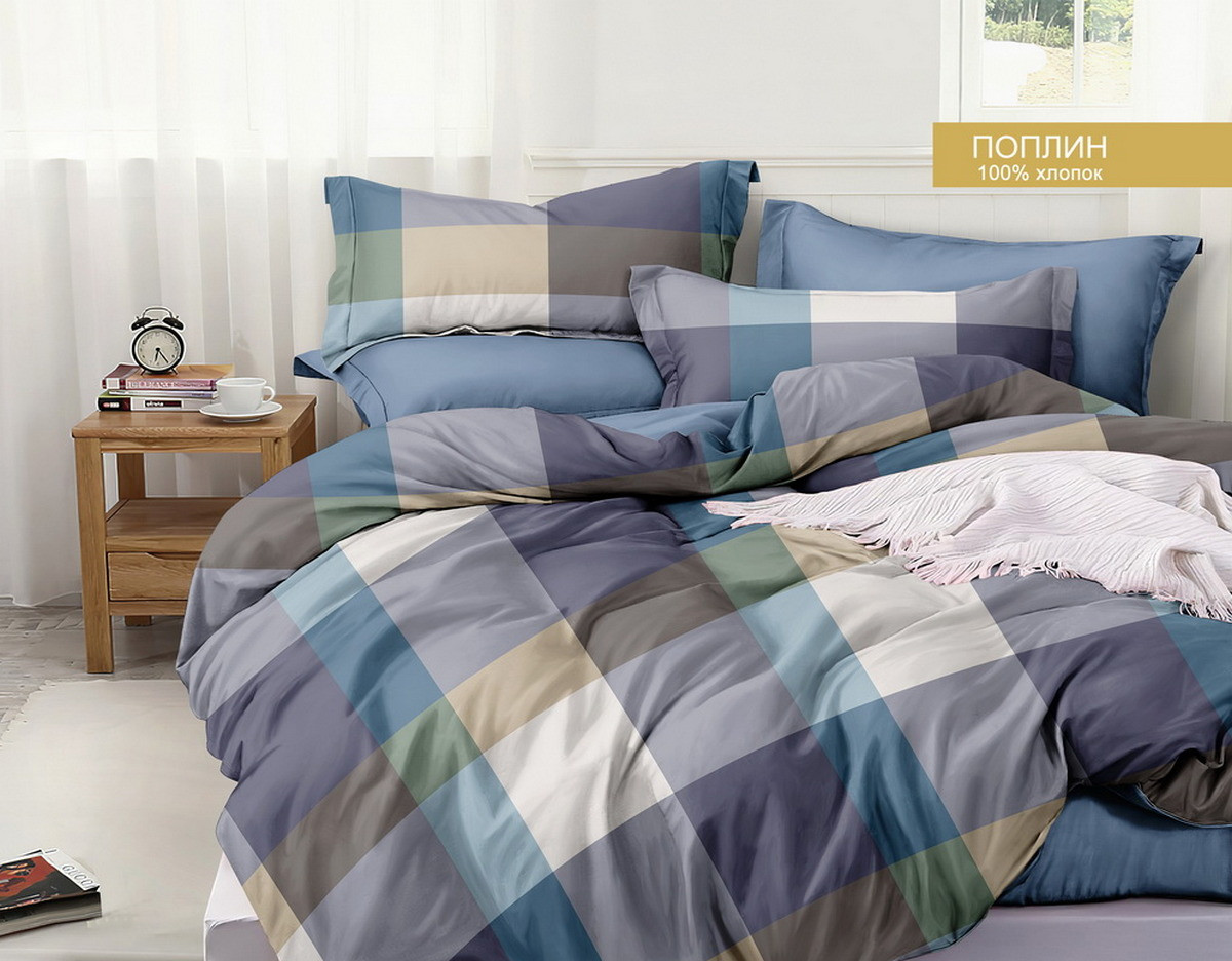 Постельное белье из поплина cтандарт ПВ29-1466