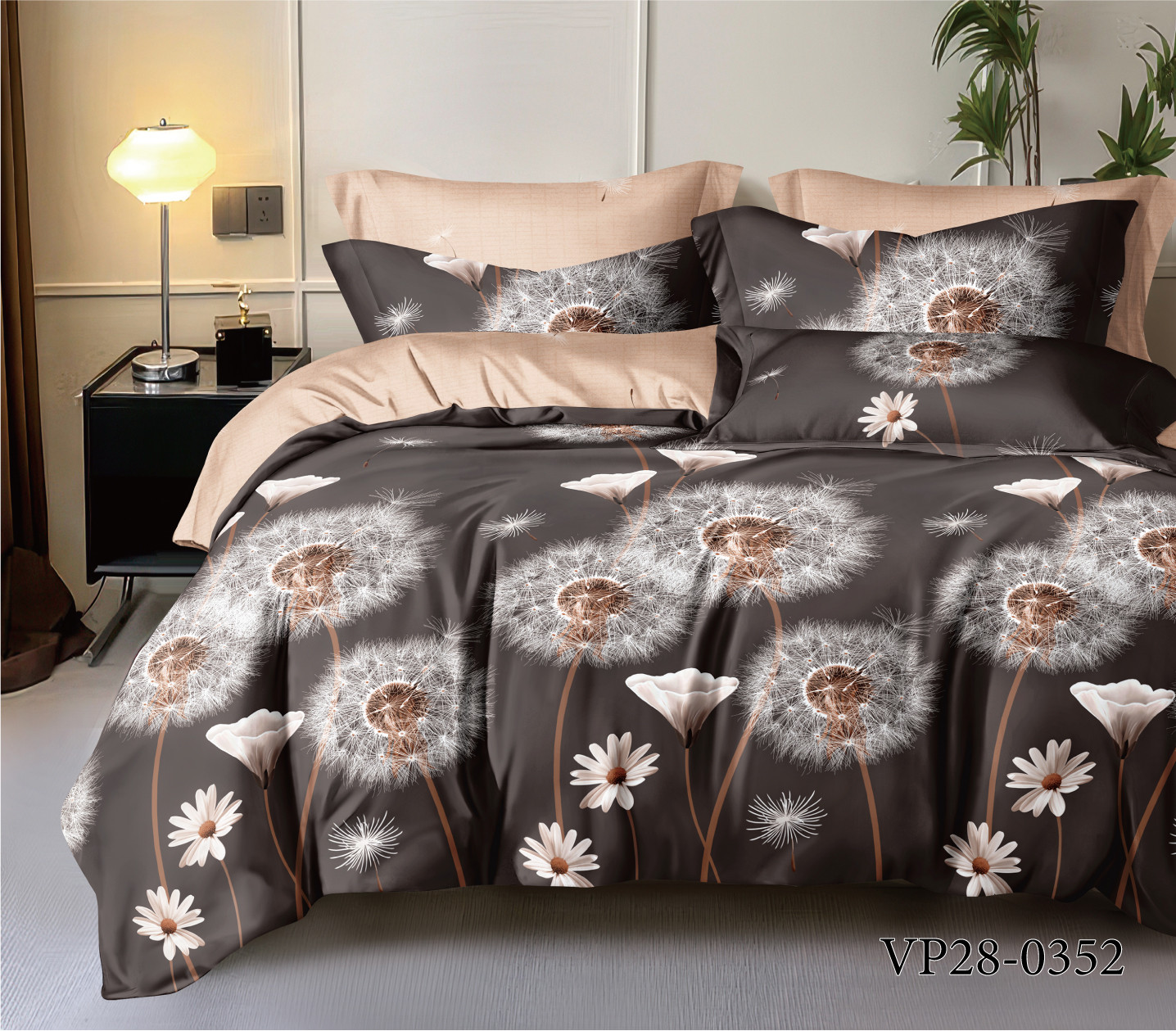 Постельное белье из поплина cтандарт ПВ28-1452