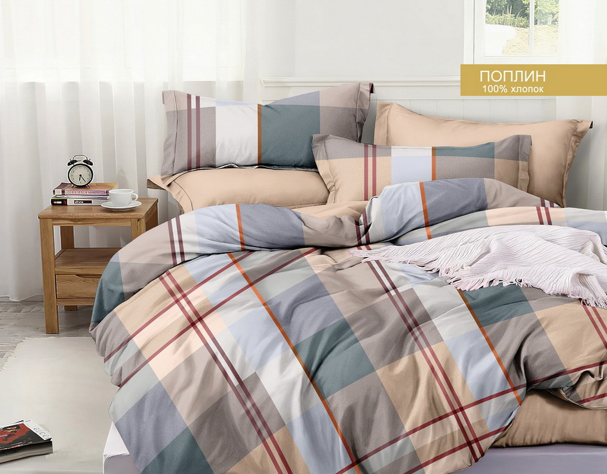 Постельное белье из поплина cтандарт ПВ29-1469