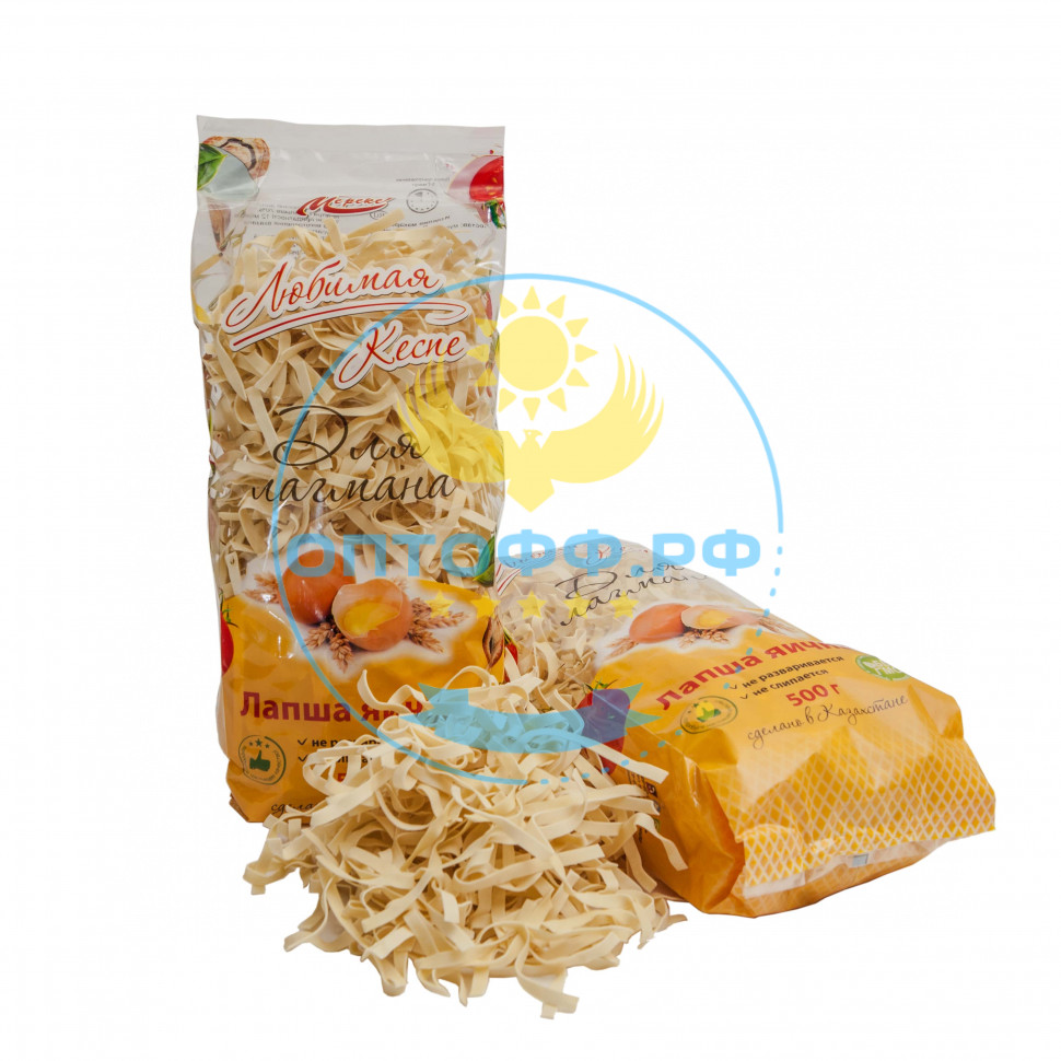 МЕРЕКЕ Лапша Любимая для лагмана 500гр (кор*10)