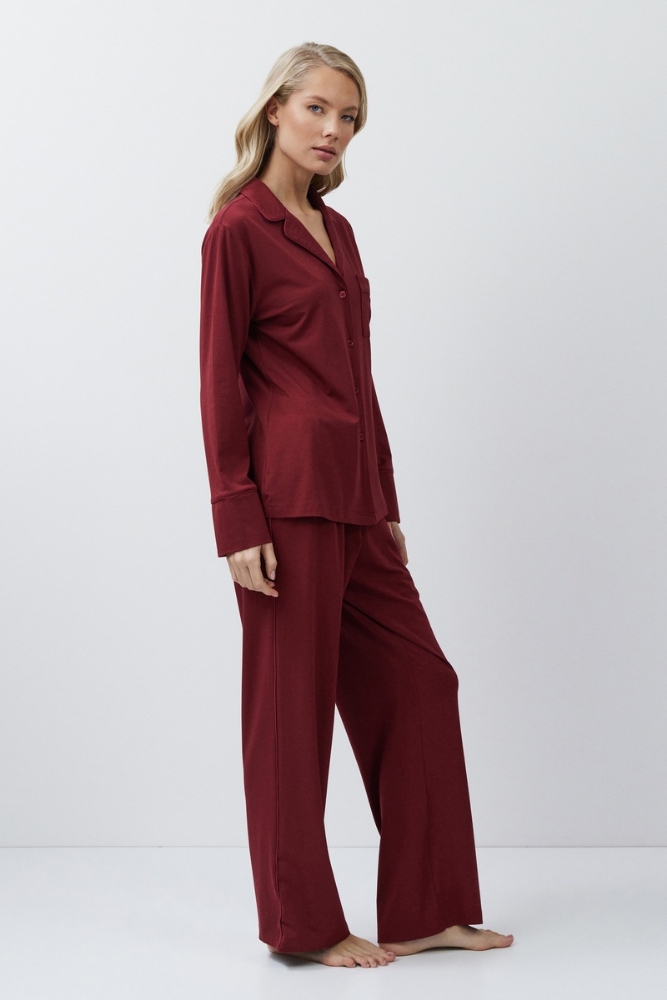 CADANCE BURGUNDY Пижама женская со штанами ARUELLE 630751_bt