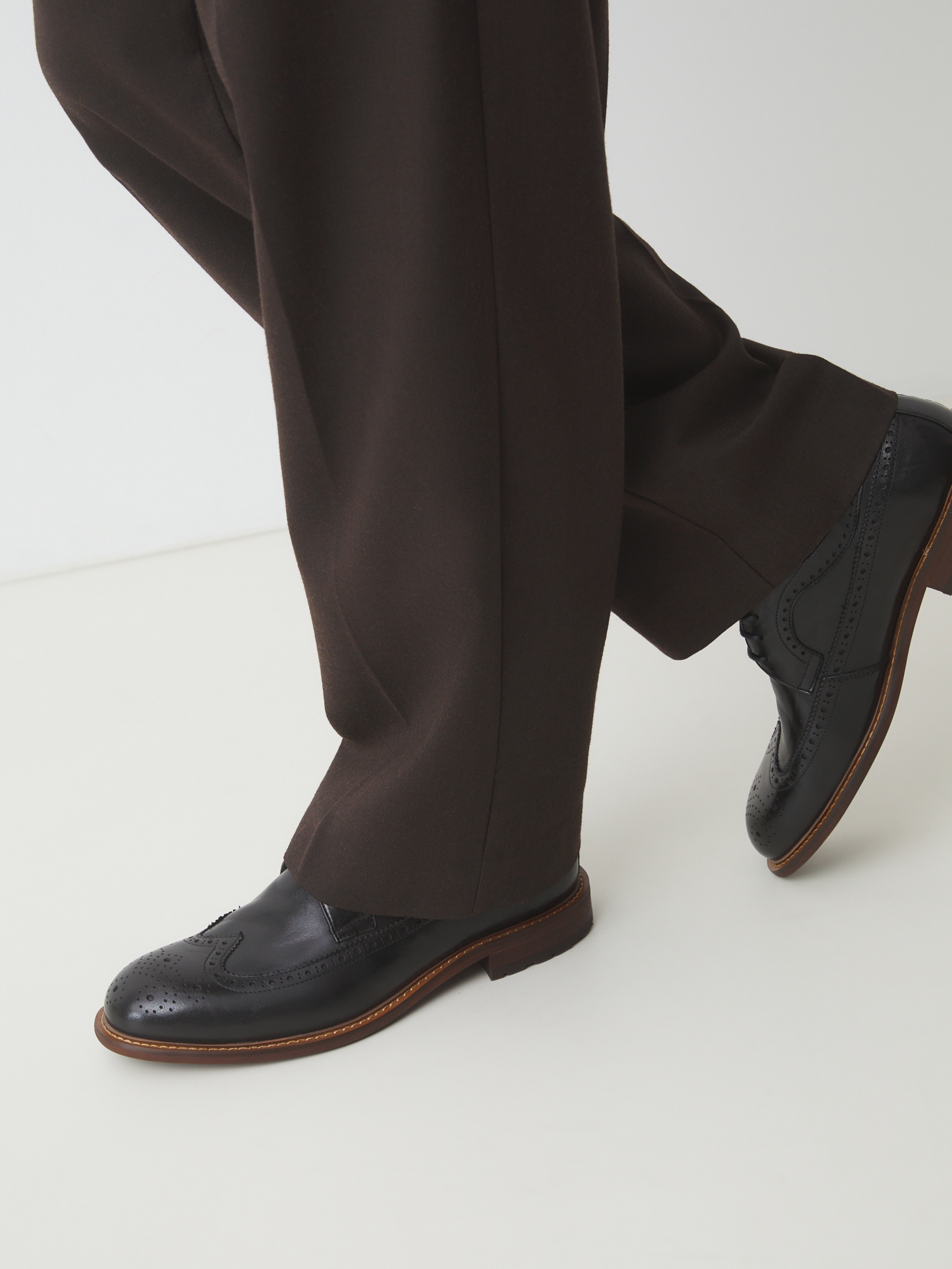 Мужские броги TENDANCE 4113201, черный