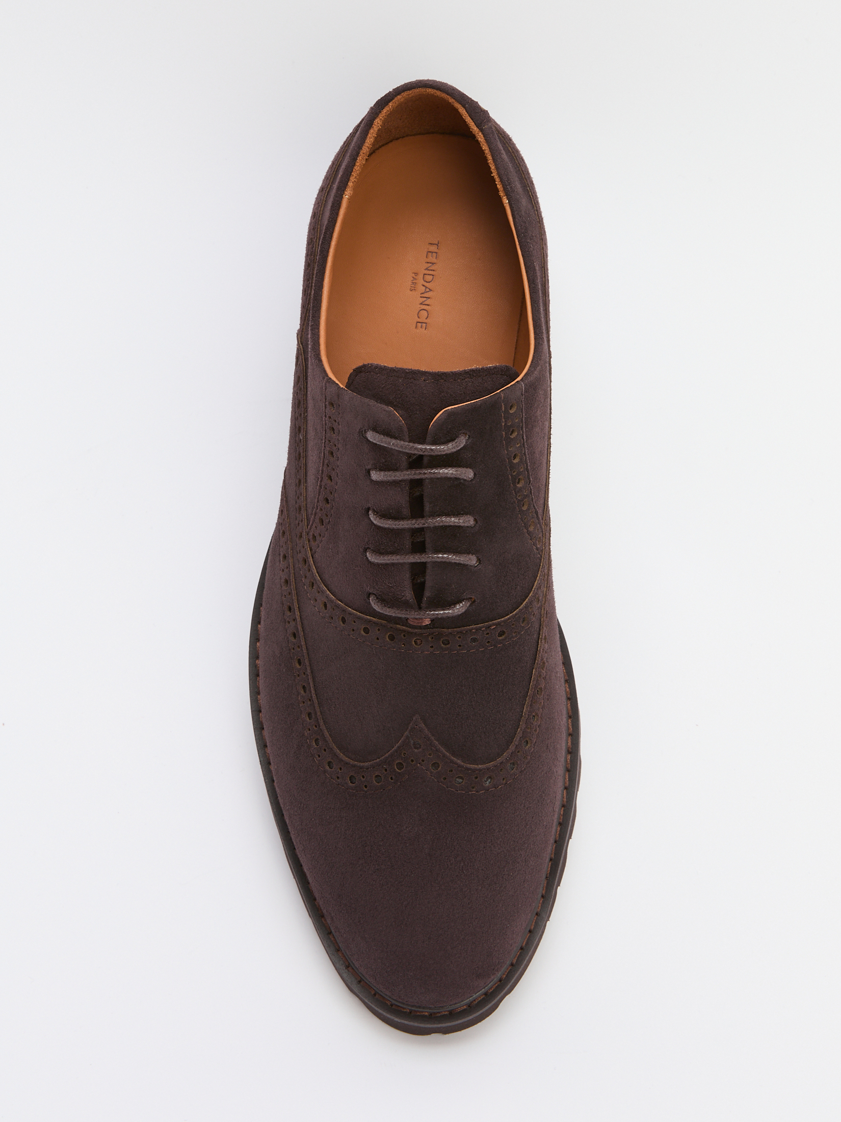 Мужские броги TENDANCE 3100536, темно-коричневый