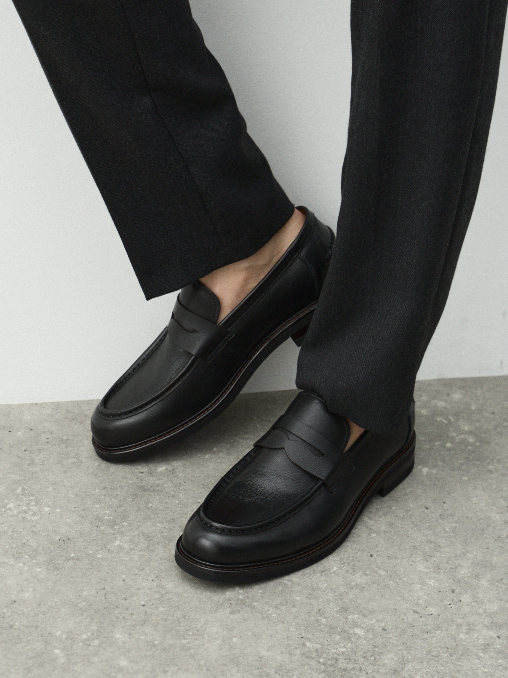 Мужские лоферы TENDANCE 3488654, черный