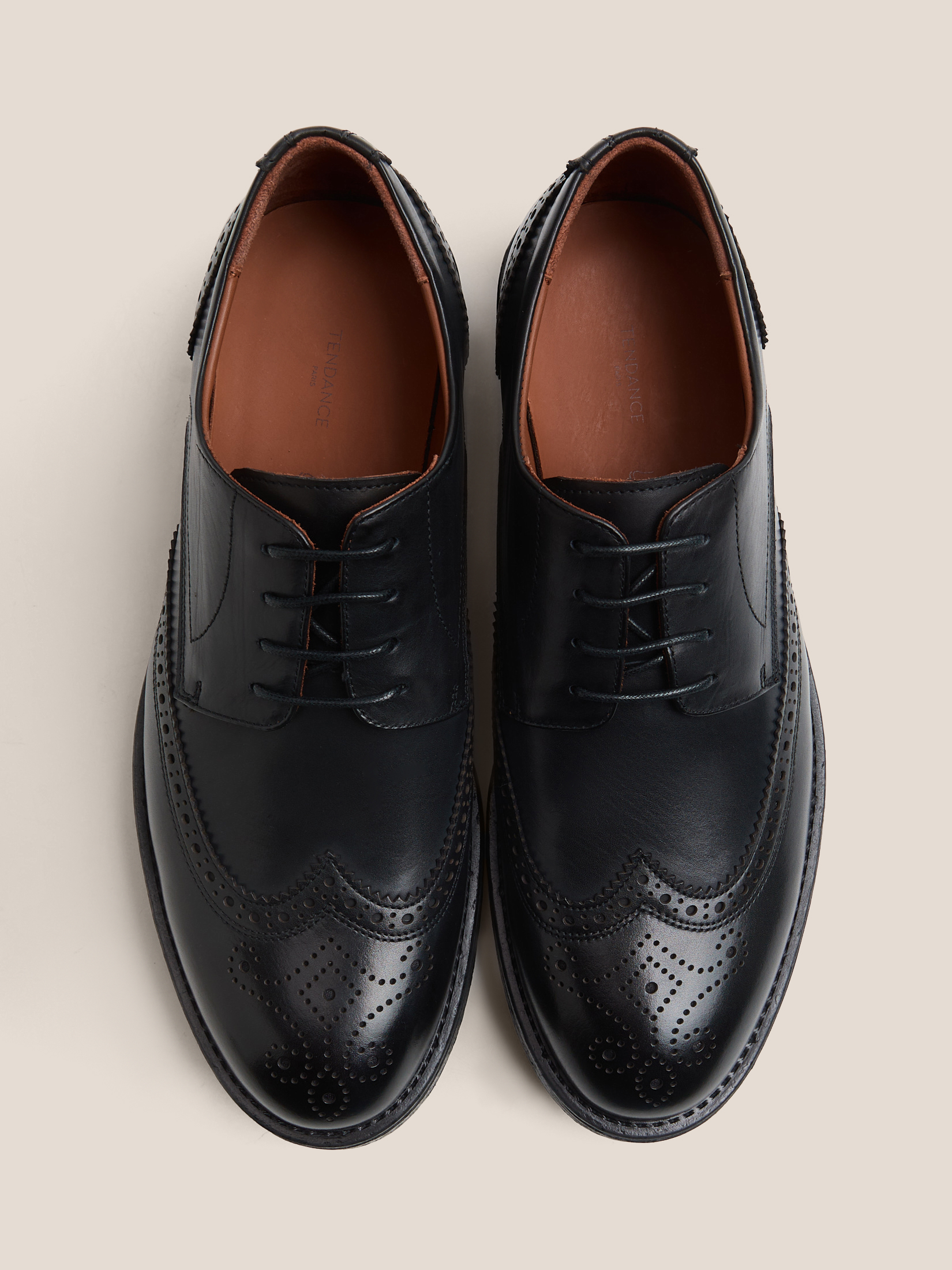 Мужские броги TENDANCE 4589535, черный