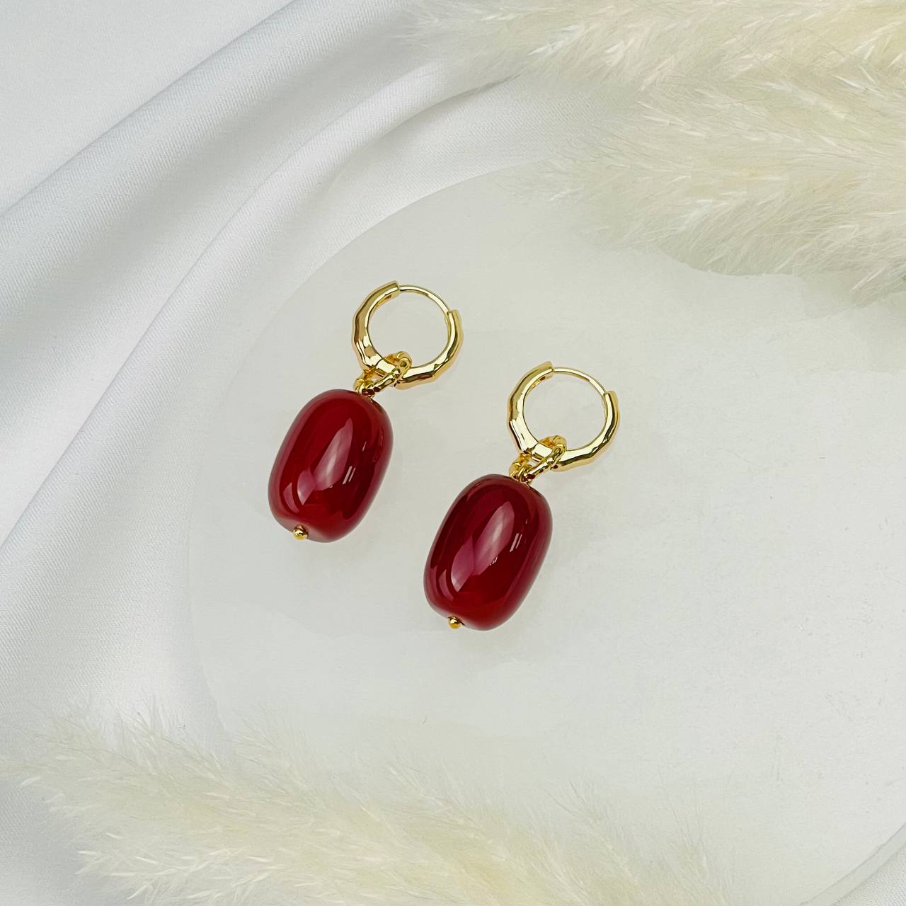 Радуга Самоцветов Серьги из Сердолика