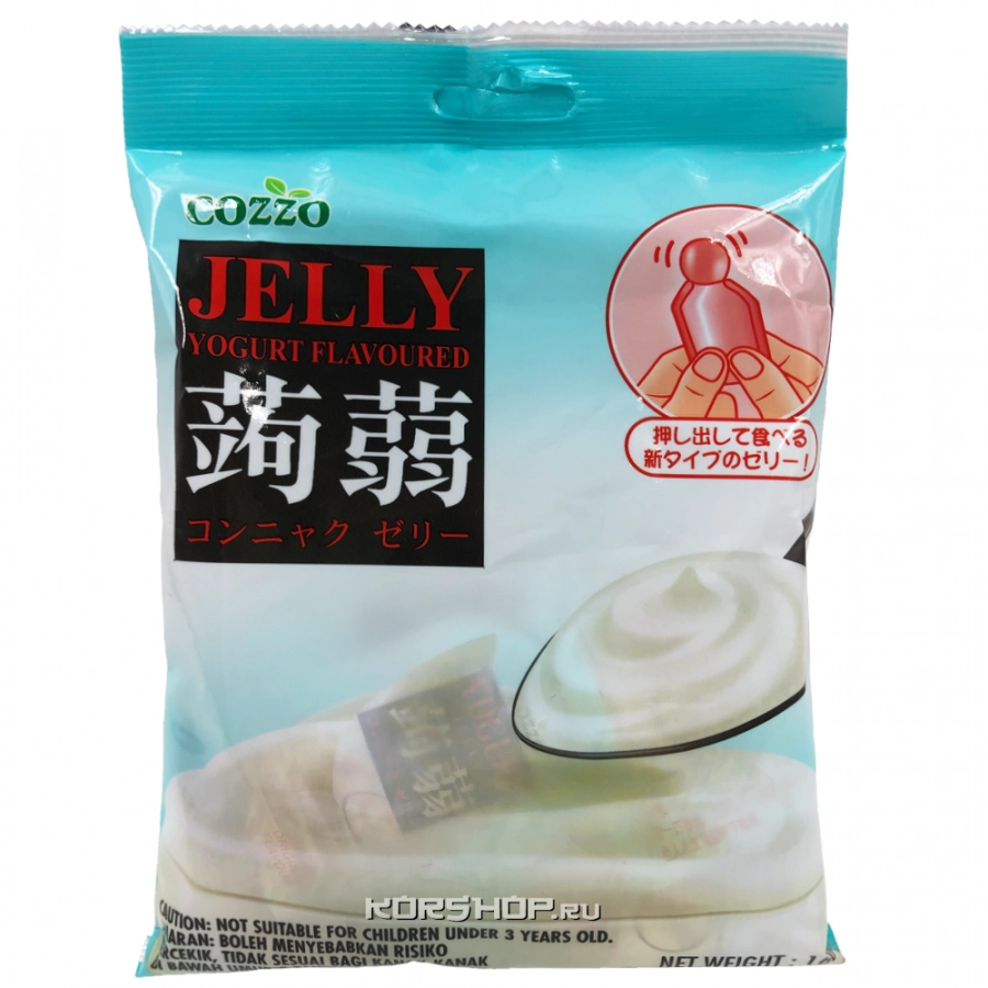 Желе Конняку со вкусом йогурта Cozzo, Малайзия, 160 г Акция