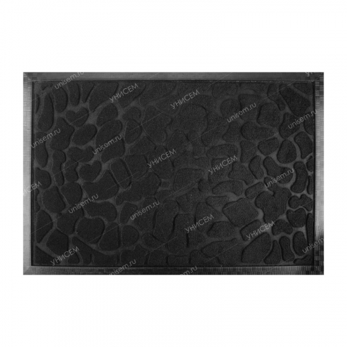 Коврик придверный Velour 40х60см чёрный