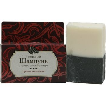Твердый шампунь с грязью Сакского озера от выпадения