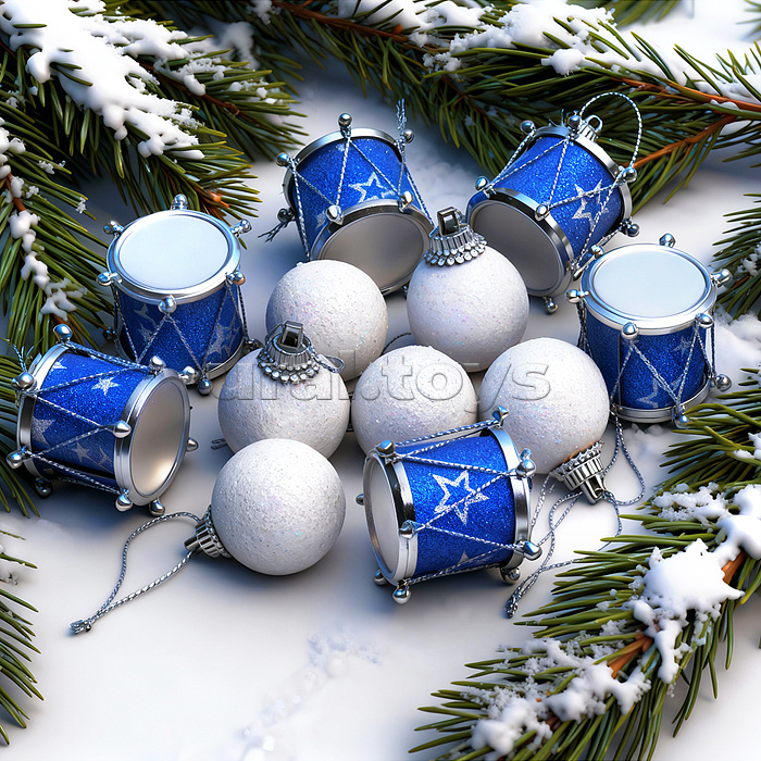 Набор новогодних украшений