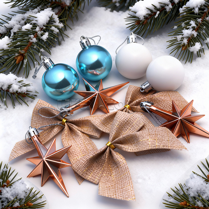 Набор новогодних украшений