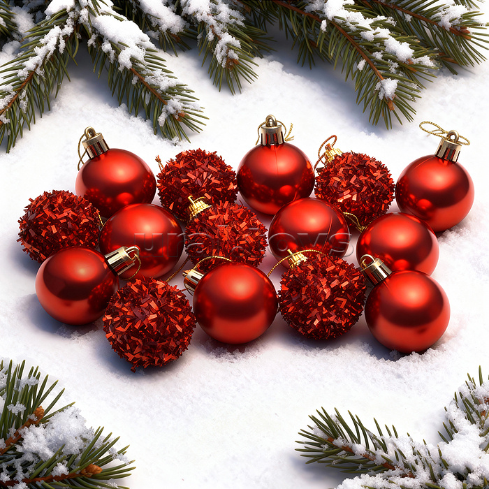 Набор новогодних украшений