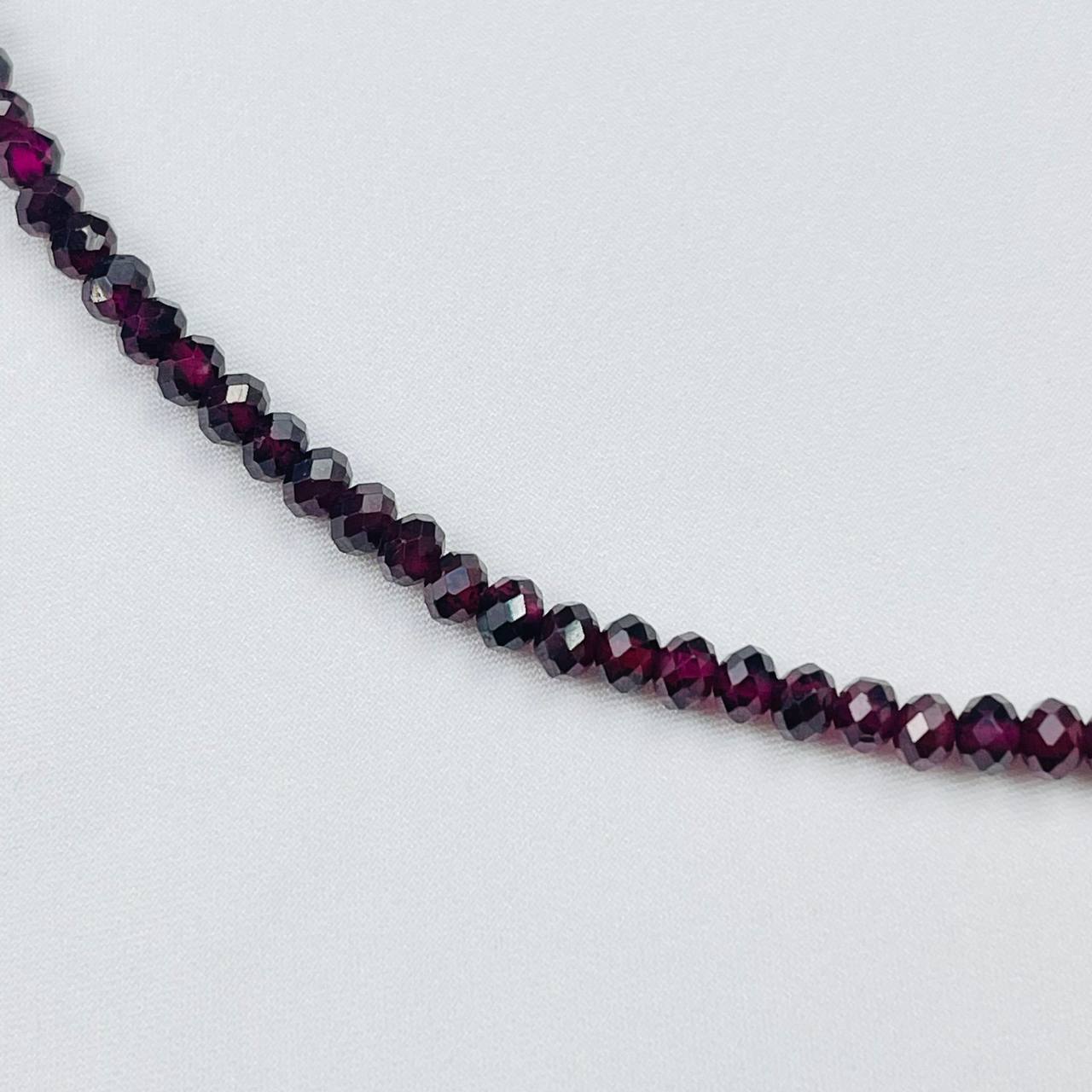 Радуга Самоцветов Колье из Граната (Пироп)