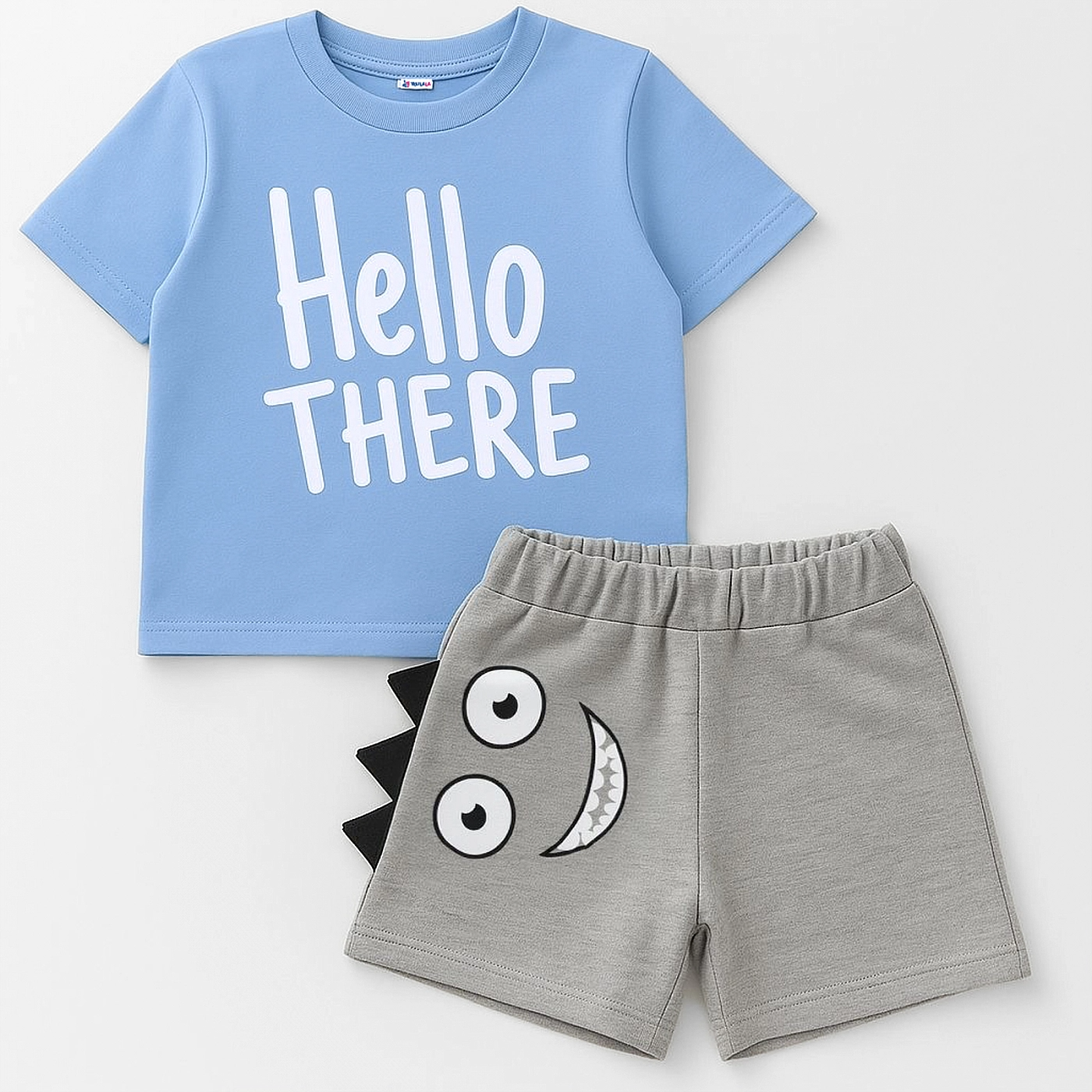 Комплект футболка кулирка, шорты интерлок 7360900308