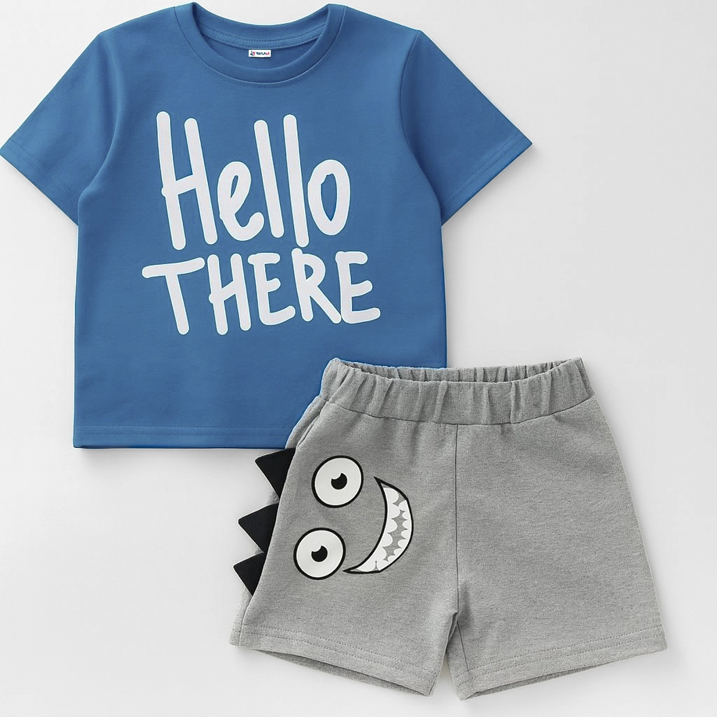 Комплект футболка кулирка, шорты интерлок 7360900307