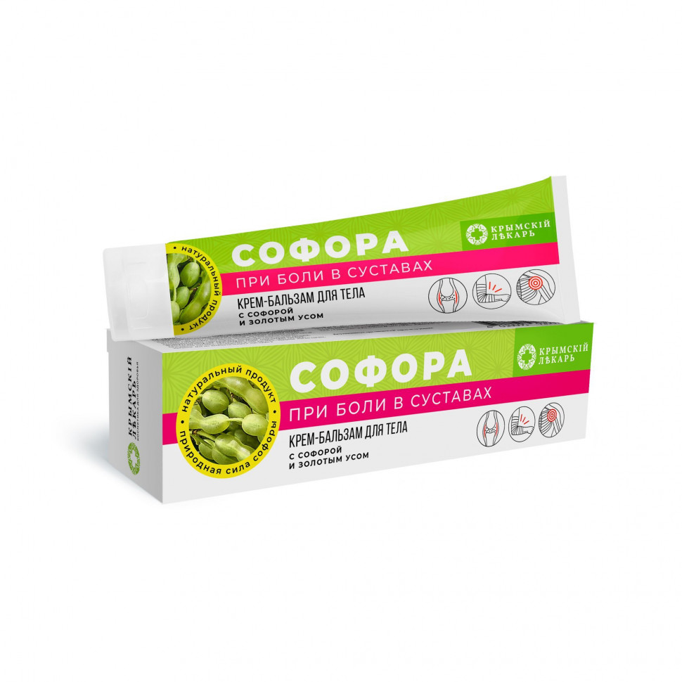 Крем-бальзам При боли в суставах с софорой и золотым усом СФ. 90г